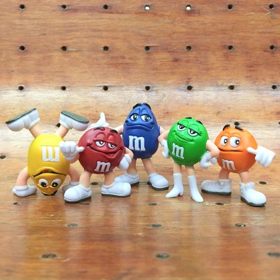 m&m's エムアンドエムズ PVC ミニ フィギュア 5体セット MM アメリカン