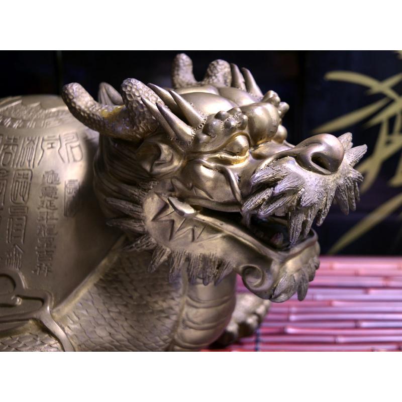 ロングイの置物 招財 百寿大龍亀（ドラゴンタートル） : 中国貿易公司