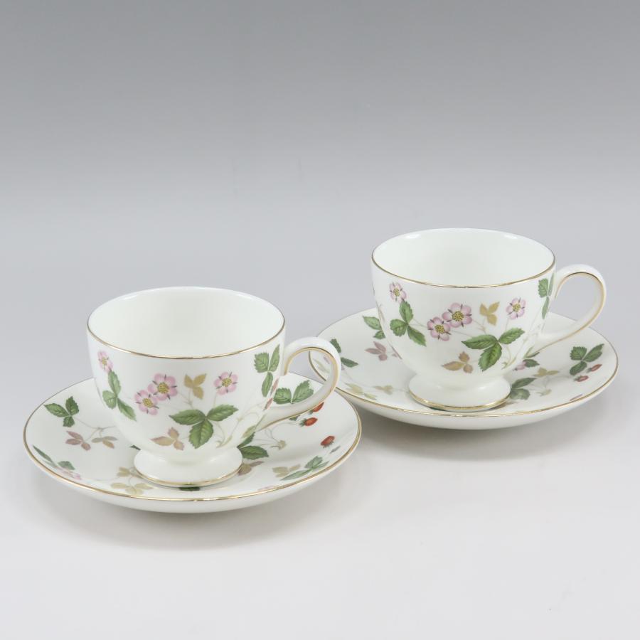 ウェッジウッド Wedgwood ワイルドストロベリー 食器 カップ＆ソーサー