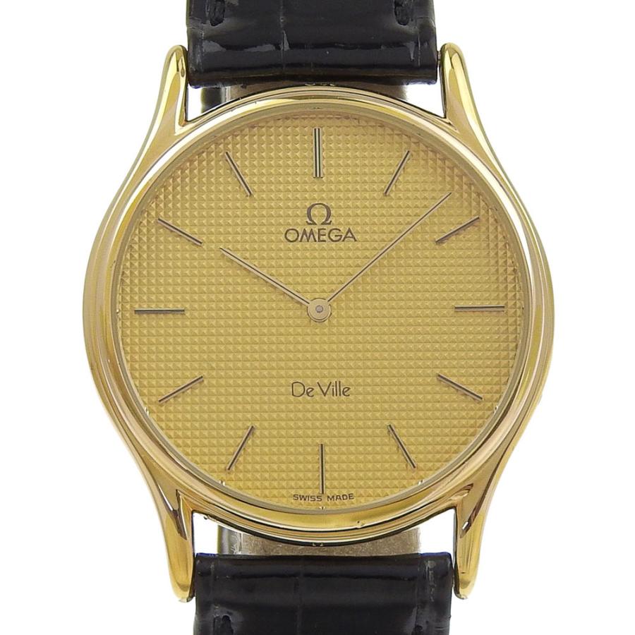 OMEGA オメガ デビル/デヴィル De Vill?e Cal.1365 腕時計 金メッキ×型