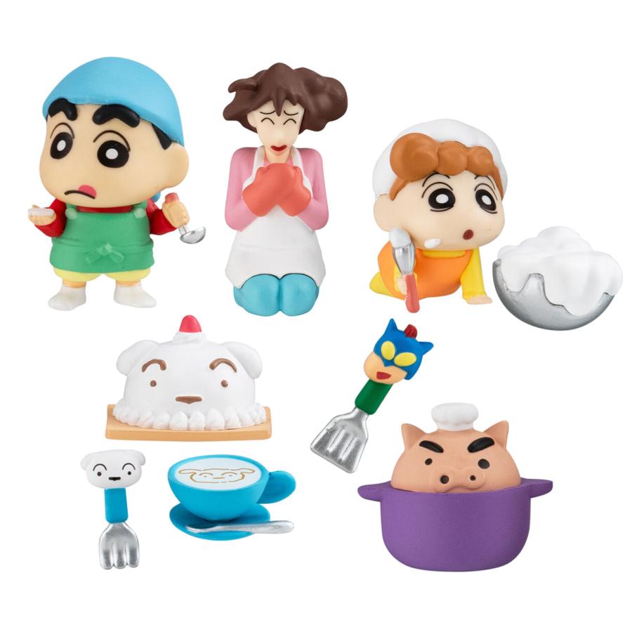 BANDAI（バンダイ） クレヨンしんちゃん お料理マスコット 全5種セット
