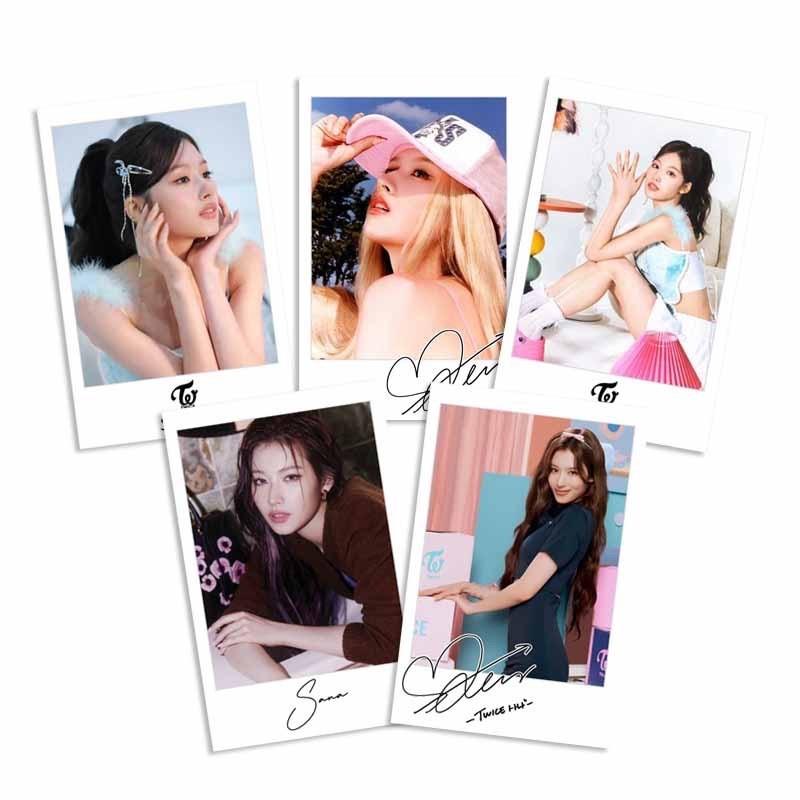 サナ TWICE トゥワイス ラミネート トレカ 5枚セット 写真 韓流 グッズ