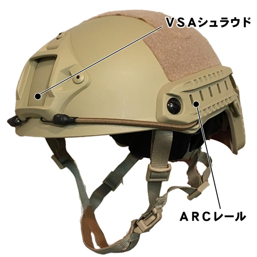 特殊部隊愛用のデザイン OPS-CORE FAST STANDARDタイプ タクティカル
