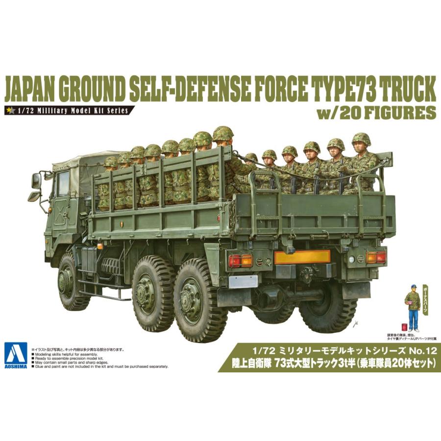 青島文化教材社 アオシマ 1/72 ミリタリーモデルキット No.12 陸上