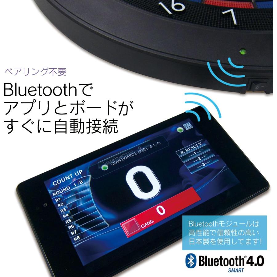 オンライン対戦搭載/静音化リニューアル版】GRAN BOARD dash ブルー