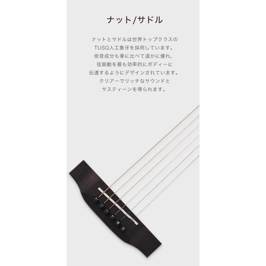 ELVIS ELITEII アコースティックギター【マホガニー材トップ単板、ノン