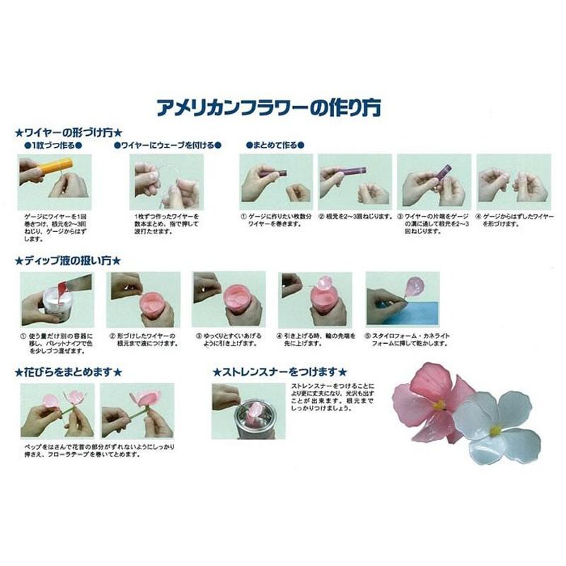 ディップアート アメリカンフラワー ディップ液160ml no-02 クリア