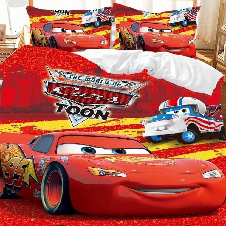 PIXAR カーズ布団カバーセット 布団カバー ピロカバー ライトニング