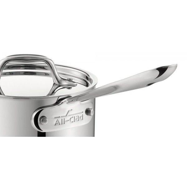 オールクラッド ステンレス片手鍋 約1.4リットル 蓋付深底鍋 All-Clad