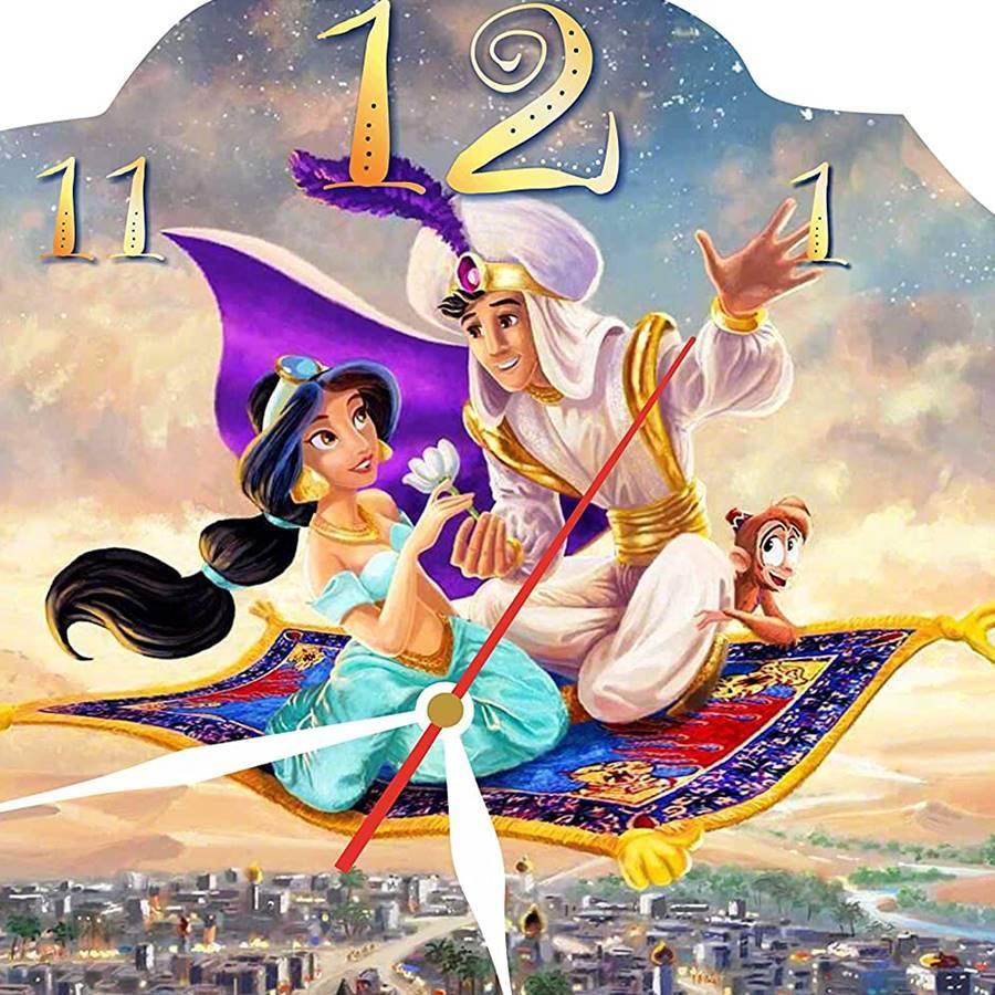 Disney（ディズニー） ディズニーワールド掛時計 アラジン掛時計