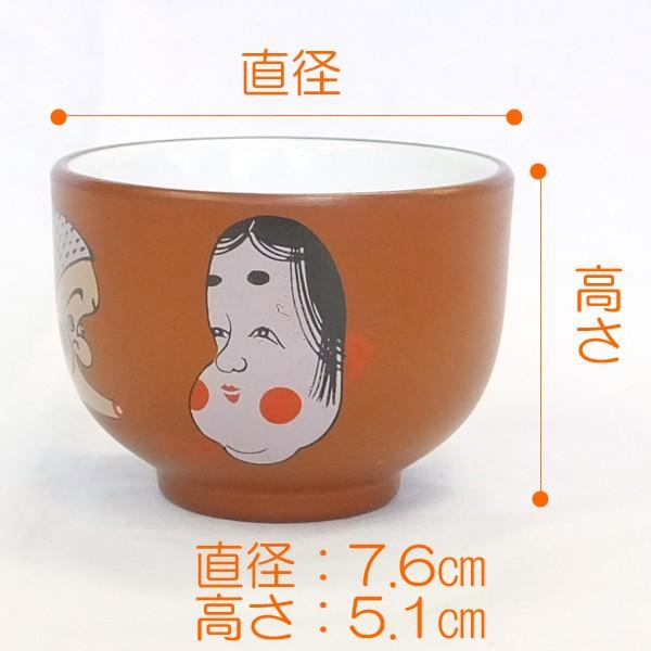 湯のみ 国産 湯呑 湯飲み 5個セット 五客湯のみ おかめ・ひょっとこ五