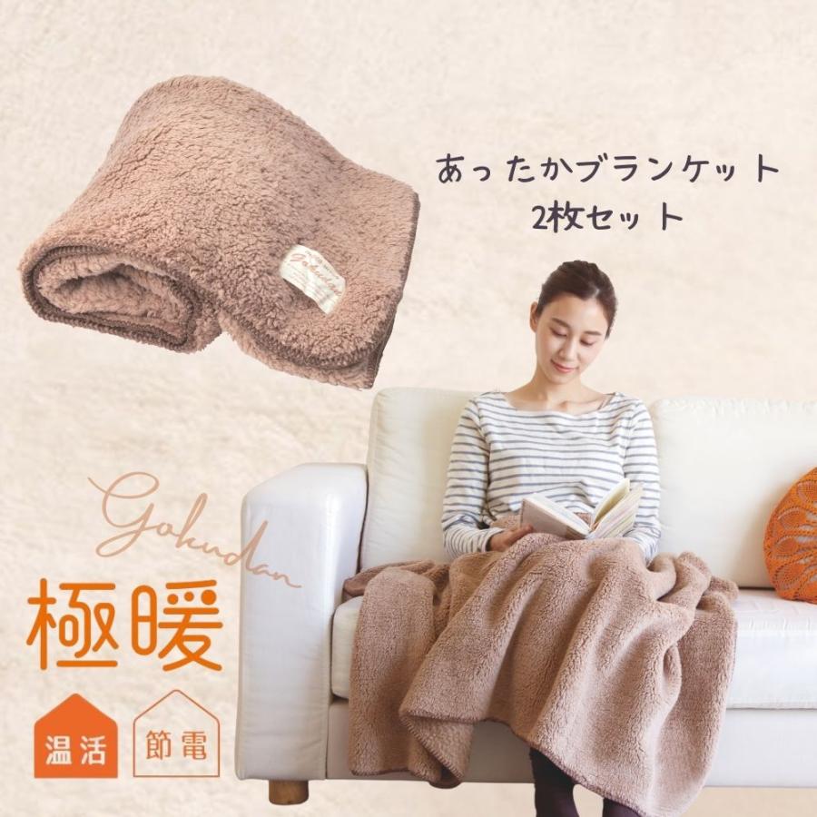 ひざ掛け ブランケット 膝掛け 暖かい 大判 足元 あったか グッズ 極暖