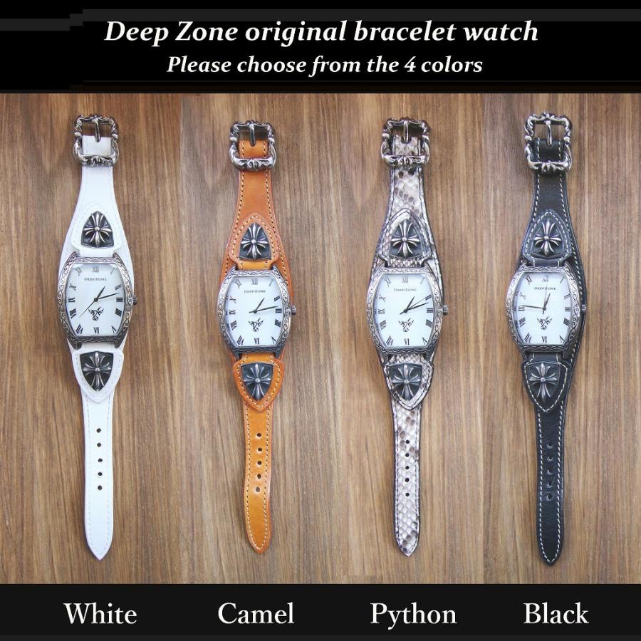 DEEP ZONE 限定5個 12800円 メンズ腕時計 アラベスク柄 ブレスウォッチ