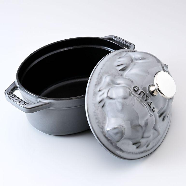 Staub（ストウブ） ピギーココット オーバル 17cm 鋳物 ホーロー 鍋