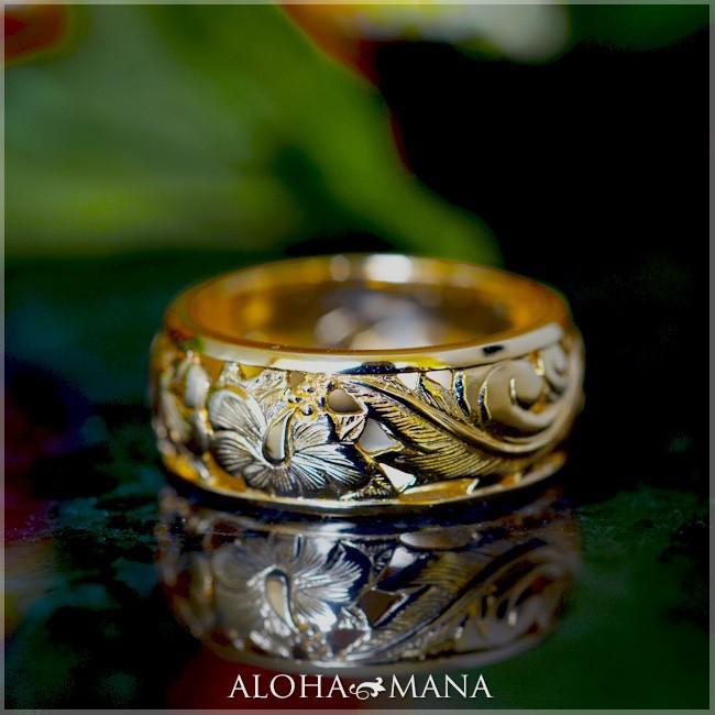 ALOHA MANA（アロハマナ） ハワイアンジュエリー 指輪 リング k14
