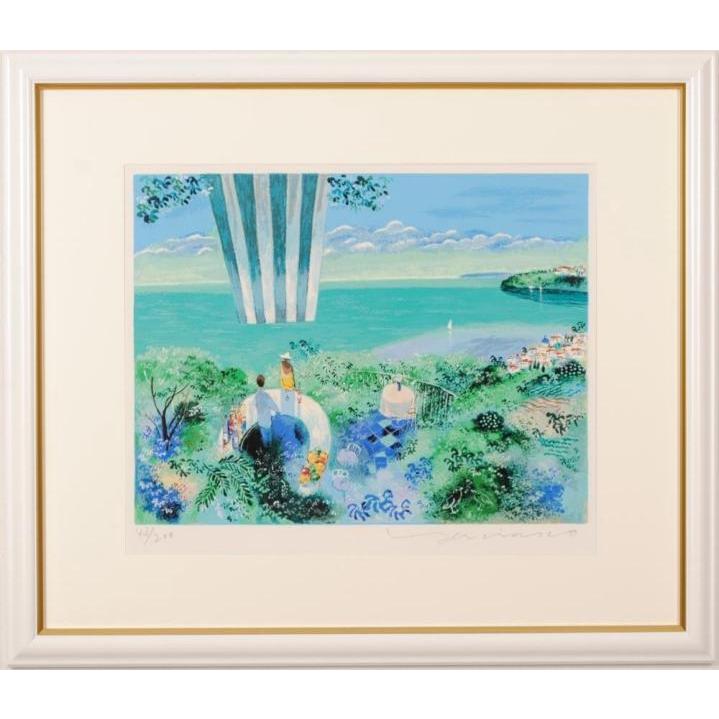 海 絵画 風景画 バー 絵 インテリア プレゼント コレクション シルク