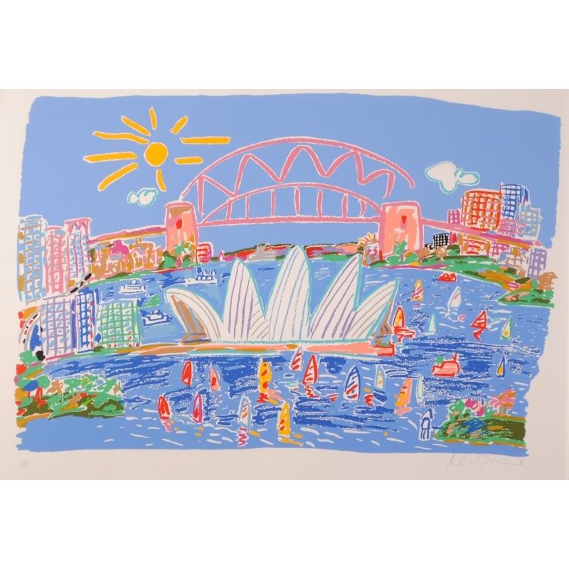 ポップアート 絵画 オーストラリア シドニー 風景画 シルクスクリーン
