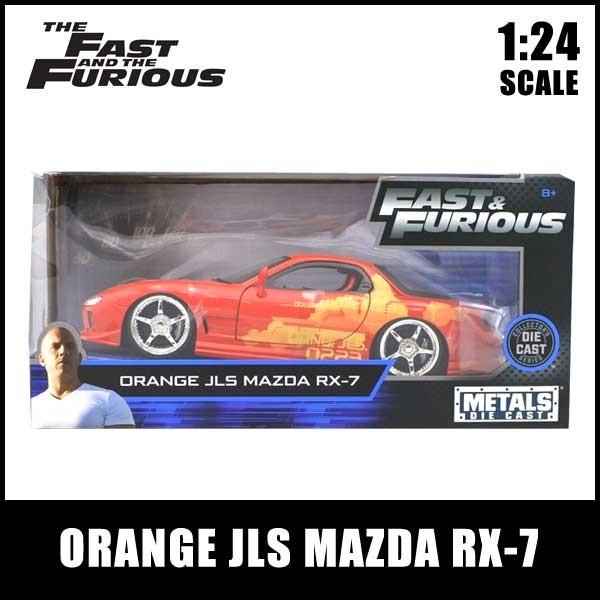 Jada 1/24 ワイルドスピード 箱入り ミニカー ORANGE JLS MAZDA RX-7
