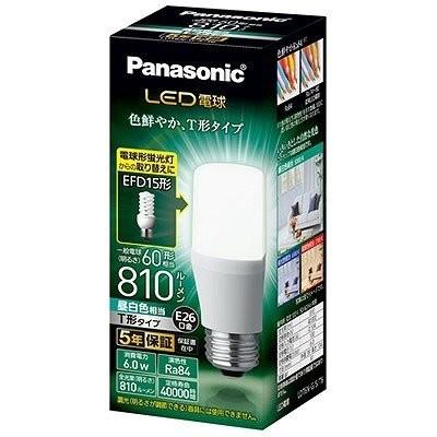 Panasonic（パナソニック） LED電球 LDT6N-G/S/T6 口金直径26mm 電球