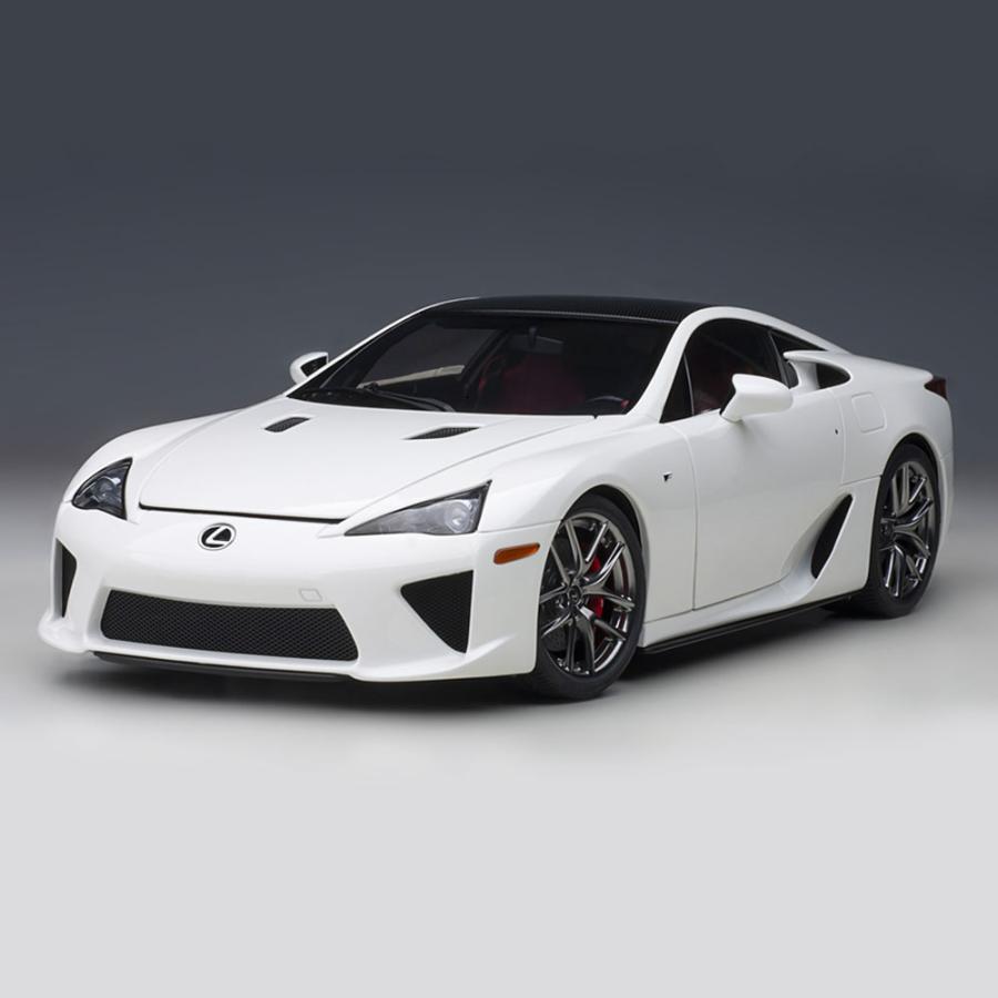 ミニカー 1/18 レクサス LFA ホワイテスト ホワイト ブラック カーボン