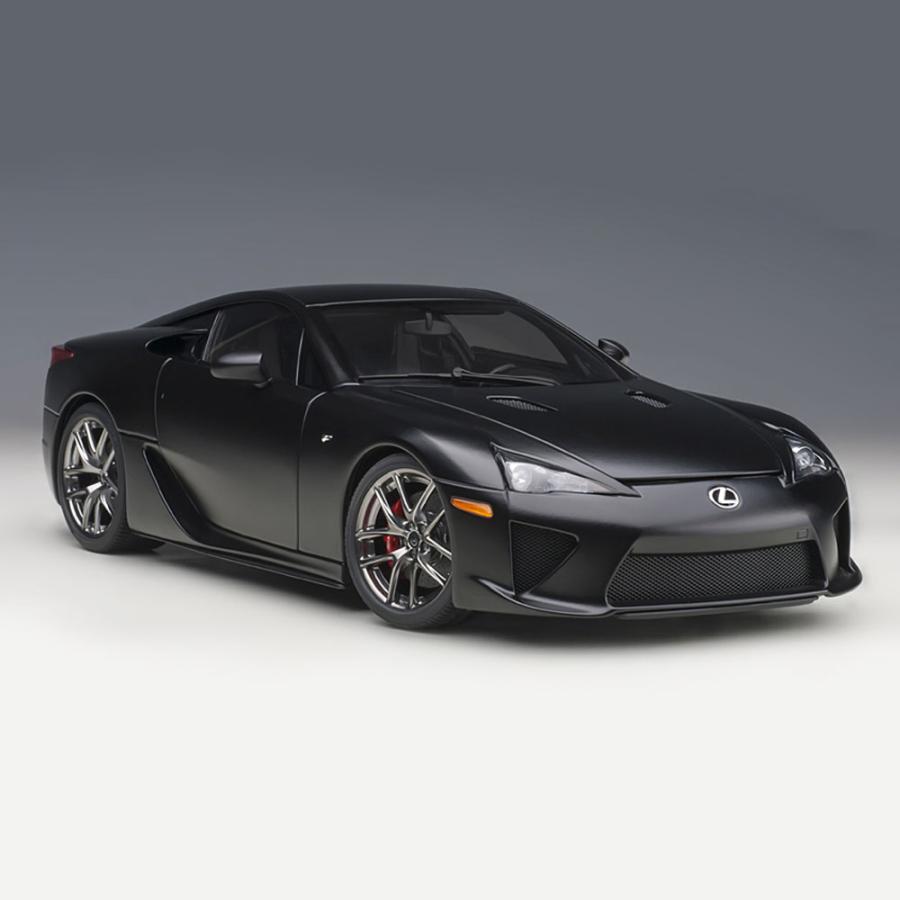 ミニカー 1/18 レクサス LFA マット ブラック オートアート LEXUS