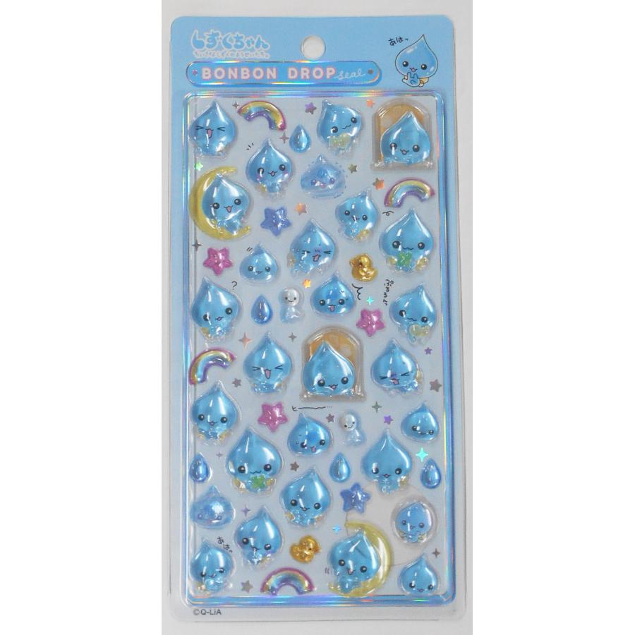 Q-LiA（クーリア） しずくちゃん ボンボンドロップシール しずくちゃん