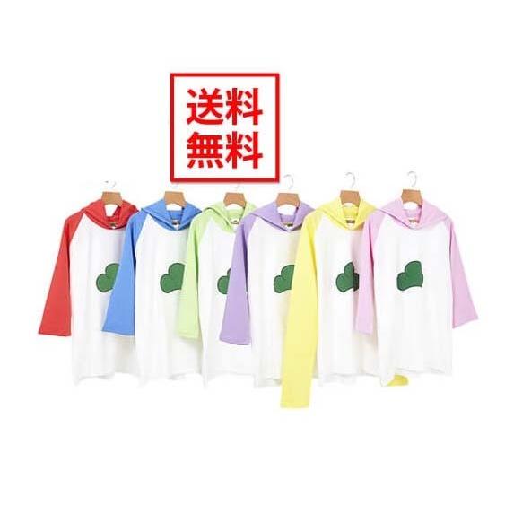 即納可能】【新品】おそ松さん ラグラン松パーカー Mサイズ/Lサイズ
