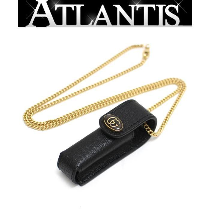 GUCCI（グッチ） 未使用 レザー シングル リップスティックケース