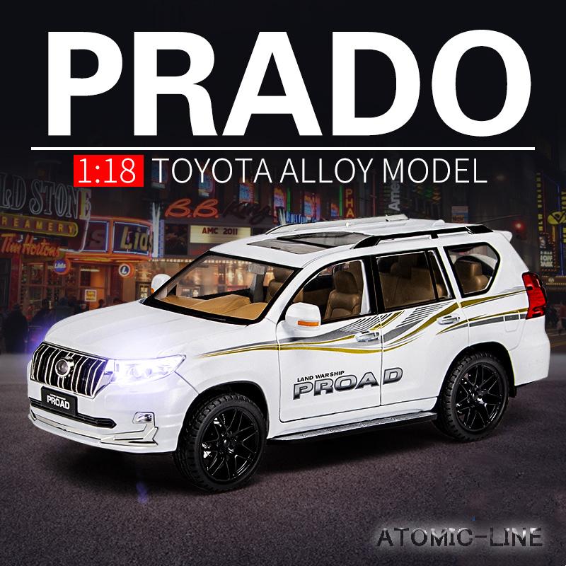 トヨタ（TOYOTA） ランドクルーザー プラド 1/18 ミニカー 全2色
