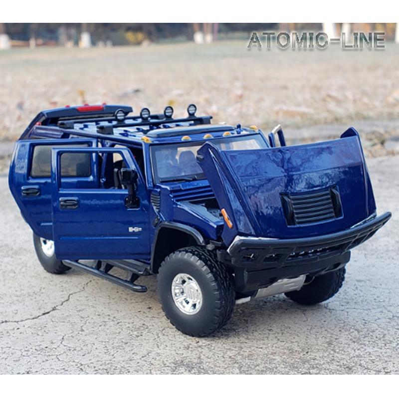 HUMMER（ハマー） H2 1/32 ミニカー 全4色 ＋1タイプ ライト点灯