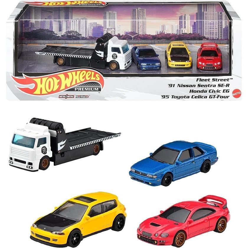 MATTEL（マテル） ホットウィール プレミアム コレクターセット 4台