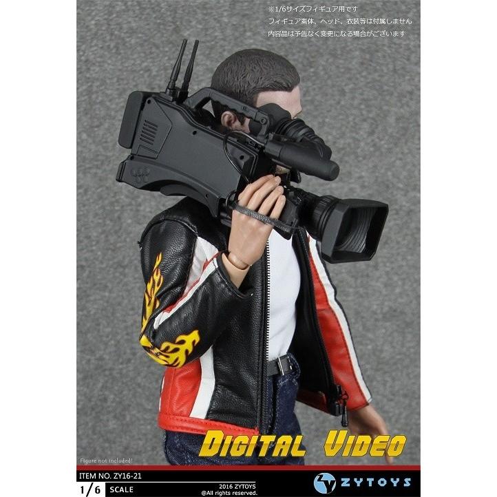 ZY-TOYS 1/6フィギュア用 TVカメラミニチュアセット ZY16-21