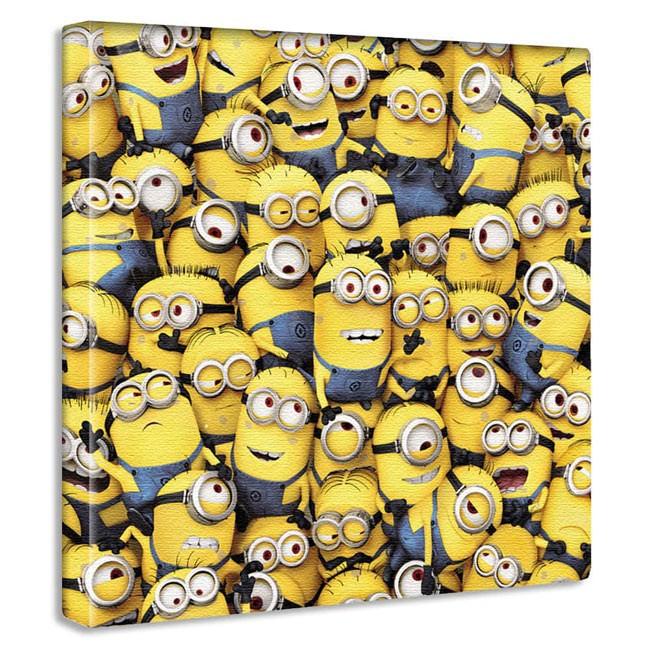 ミニオンズ ファブリックパネル minions 壁掛け 絵 壁に飾る かわいい