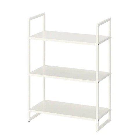 イケア（IKEA） オープンシェルフ ホワイト すき間家具 シェルフ