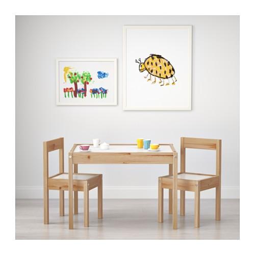 イケア（IKEA） キッズ用テーブル＆椅子セット 木製 子供用