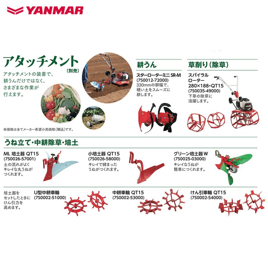 培土器　畝立て　アタッチメント アタッチメント | KSX303・453・653 | 商品情報 | 井関農機株式会社