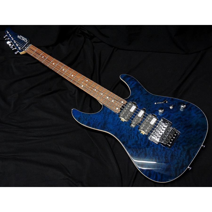 SCHECTER SCHECTER NV-3-24-AL BLU PF シェクター キルテッドメイプル