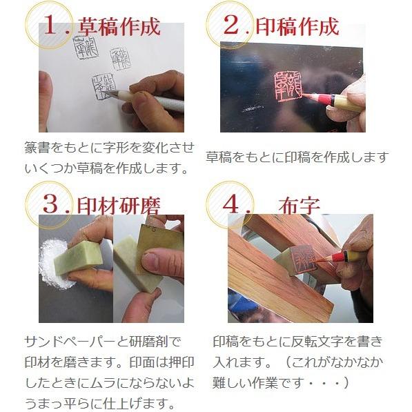 受注制作 小判型印 0.6×1cm 書道用品 遊印 篆刻 雅号印 落款印 姓名印