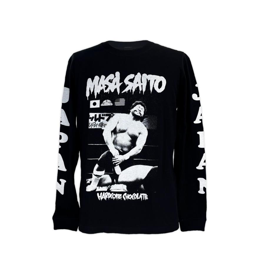 マサ斎藤 2024 ロングスリーブTシャツ (JAPAN・ブラック) Hardcore