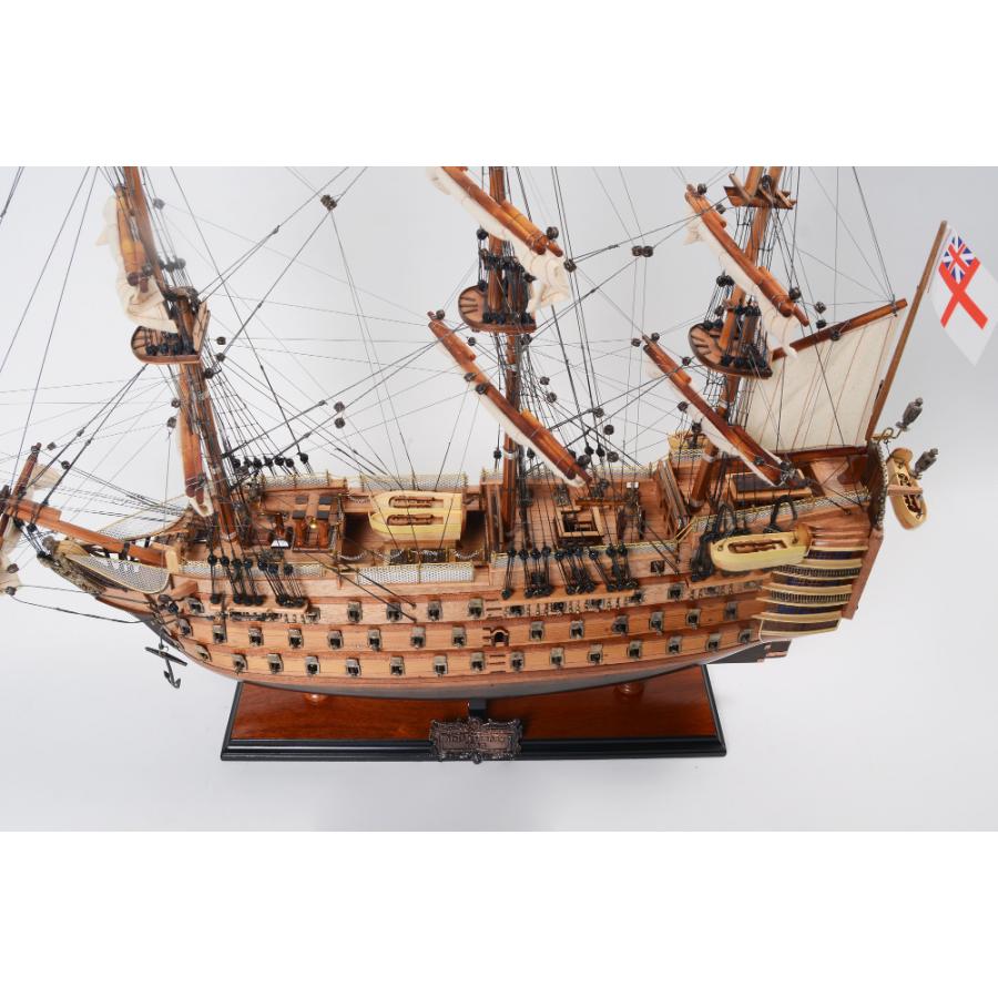 帆船模型 完成品 木製 イギリス海軍 軍艦 HMS ヴィクトリー号 Victory