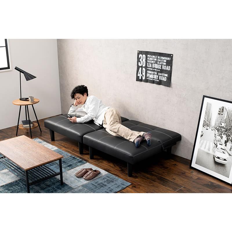 ソファベッド 分割 ソファーベッド 4Way 安い セパレート ロータイプ