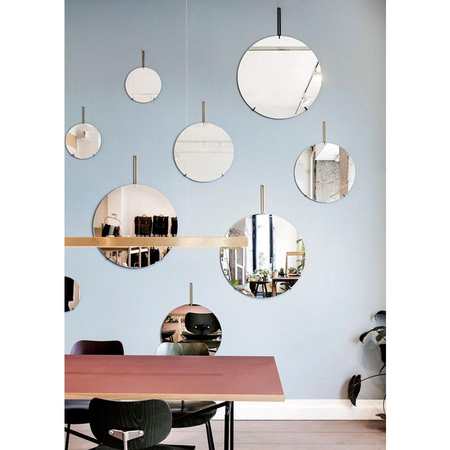 MOEBE 鏡 壁掛け ムーベ ウォールミラー WALL MIRROR 直径50cm