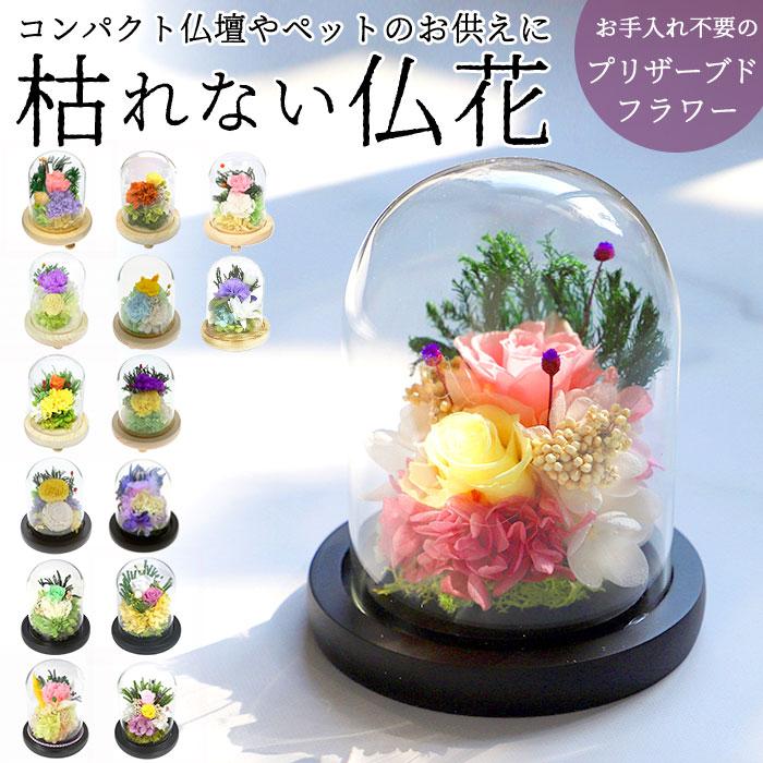 プリザーブドフラワー 通販プリザーブドフラワー ガラスドーム 好評