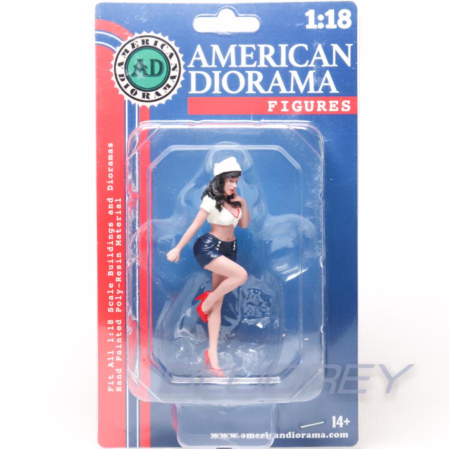アメリカン ジオラマ 1/18 ピンナップガール サンドラ American