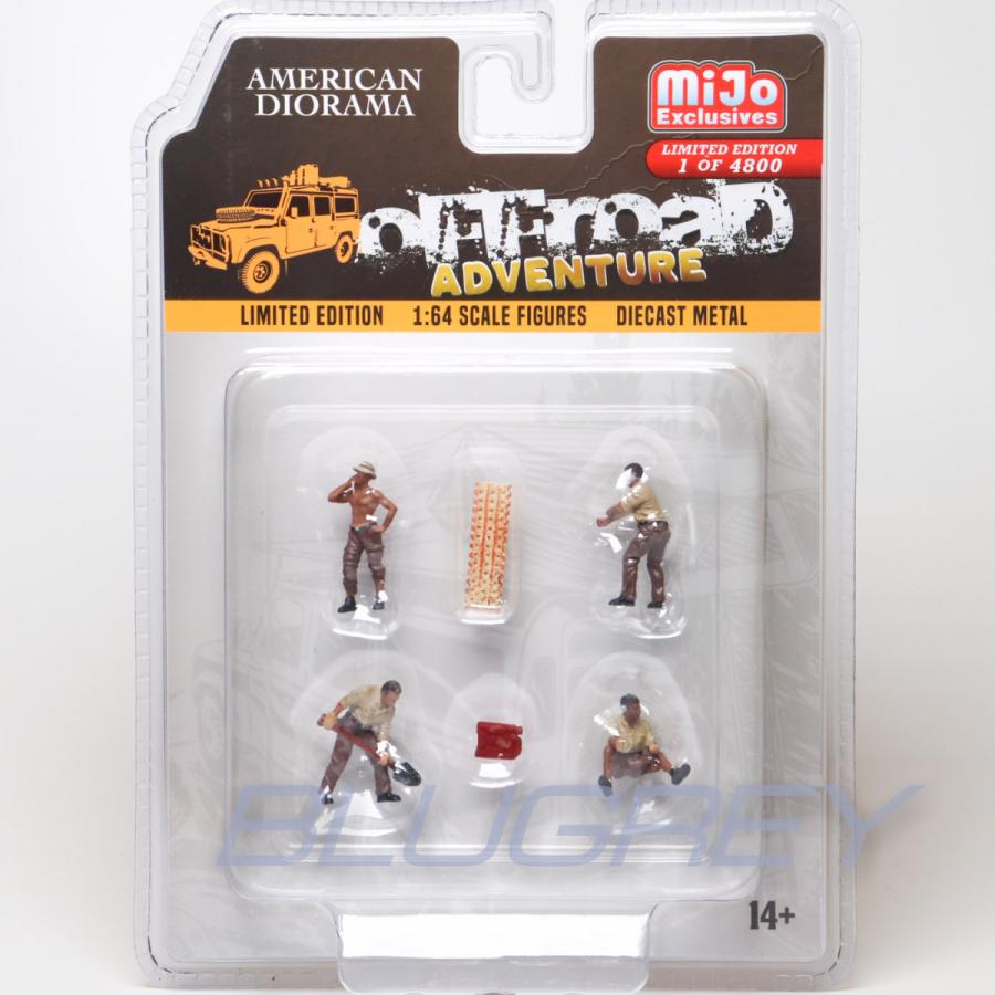 アメリカン ジオラマ 1/64 フィギア オフロード アドベンチャー