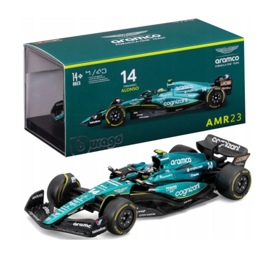 Bburago（ブラーゴ） 1/43 アストンマーチン F1 AMR23 2023 #14