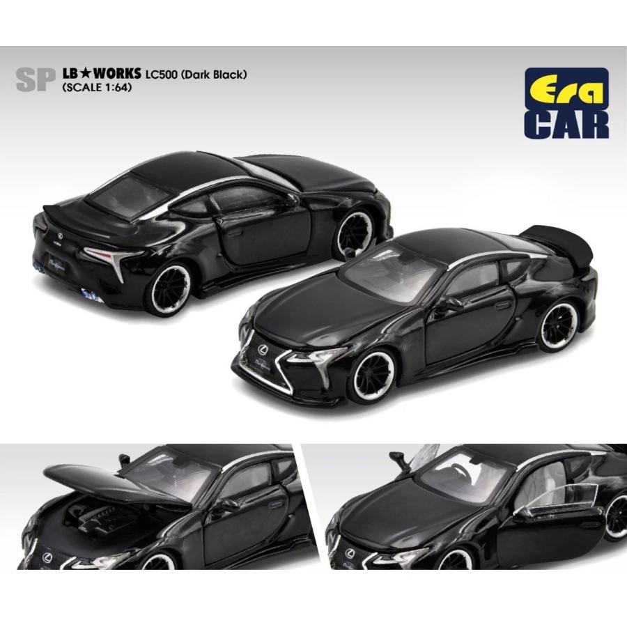 エラカー 1/64 リバティーウォーク レクサス LC500 ブラック Era Car