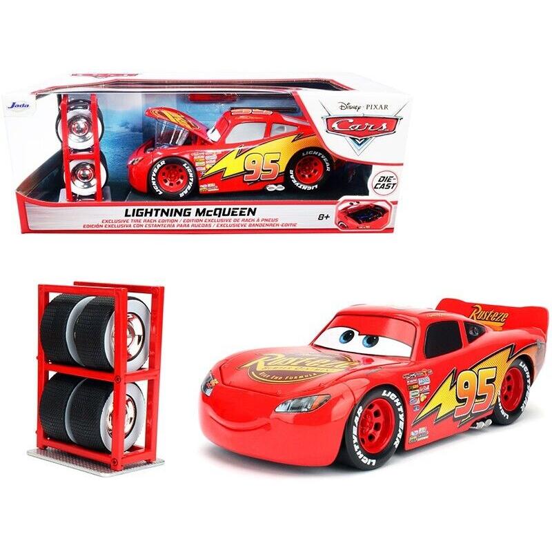 Jada JADA TOYS 1/24 カーズ ライトニング マックイーン タイヤラック