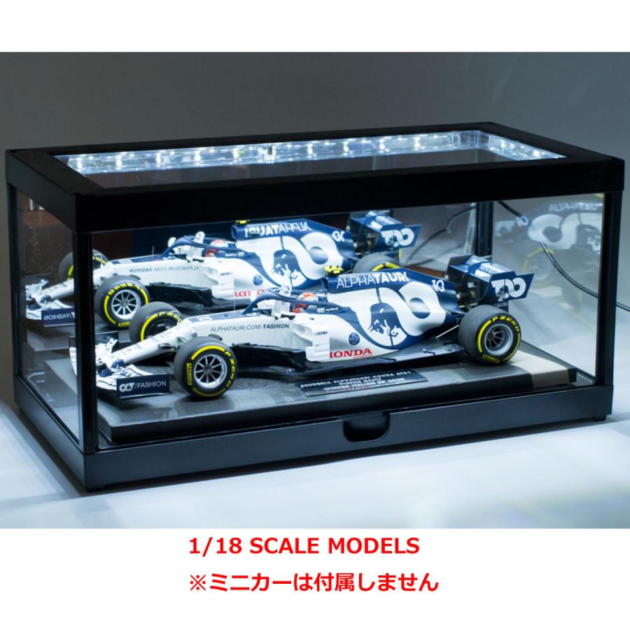 アクリル ディスプレイ ボックス 1/18スケール用 背面/底面ミラー