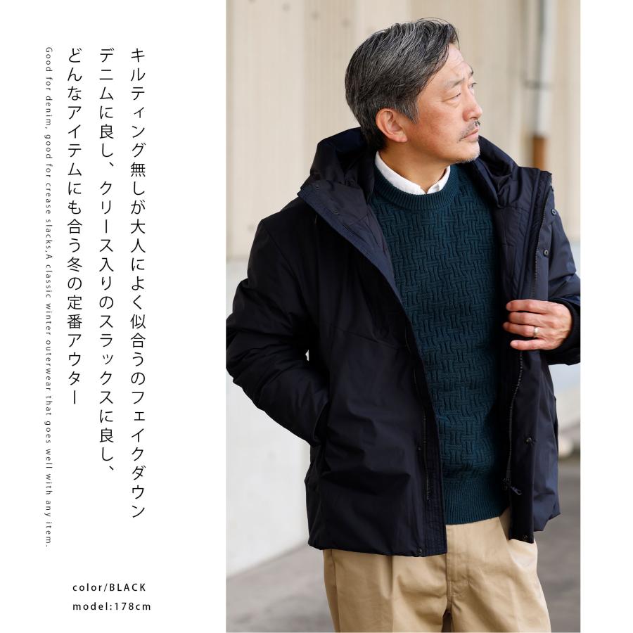 中綿ジャケット メンズ マウンテンパーカー アウター 軽い 暖かい
